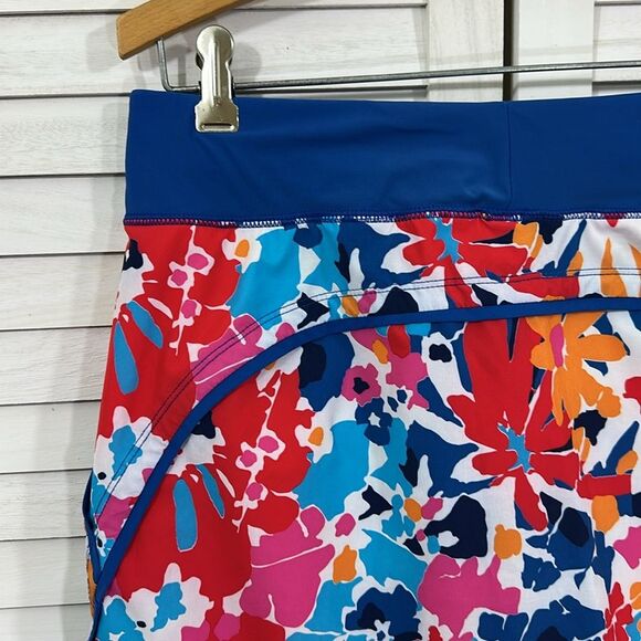 Lands End Swim Size 6 Board Skort Active Tropical - Picture 6 of 10